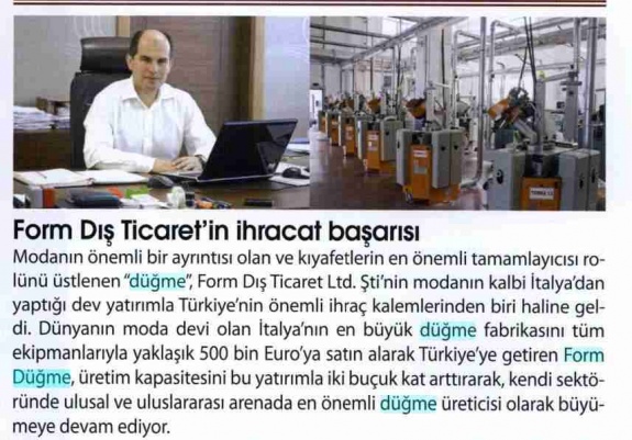  Form Dış Ticaret'in İhracat Başarısı 