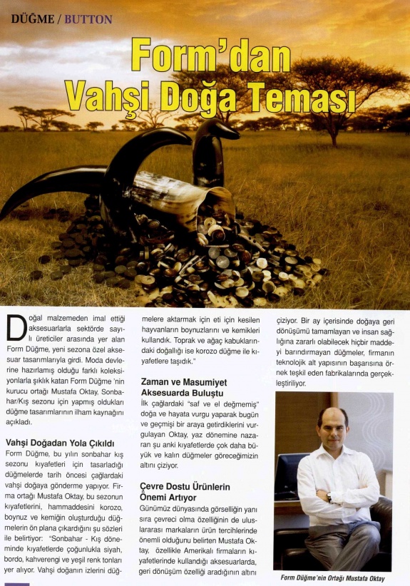 Form'dan Vahşi Doğa Teması /Aksesuar Dünyası