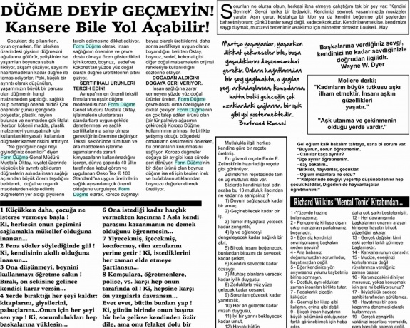 Düğme Deyip Geçmeyin! / Edirne Haber Gazetesi